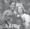  ?? AP FILE ?? Williams, left, was chosen as the No. 6 pick in the WNBA draft by the Lynx on April 19, 2002, in Secaucus, N.J. WNBA President Val Ackerman presents her with the jersey.