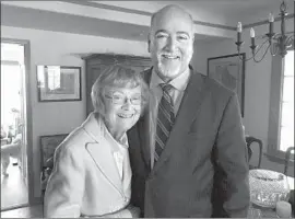  ?? Plaschke family ?? COLUMNIST BILL PLASCHKE says his mother, Mary, remains the most hopeful person he knows. “You have to make hay while the sun still shines,” she said.