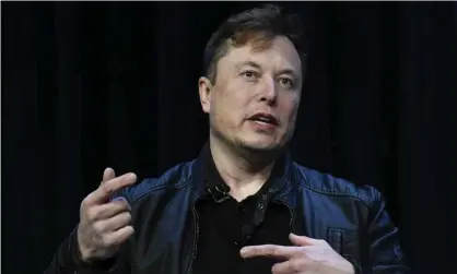  ?? Photograph: Susan Walsh/AP ?? Elon Musk has an estimated $273bn fortune.