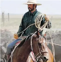  ??  ?? A search is underway near Merritt for Ben Tyner, a profession­al cowboy, after his horse was found.