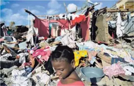  ?? AFP ?? Haiti fue devastado por el paso del huracán Matthew.