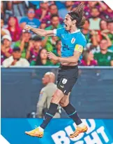  ?? ?? Edinson Cavani hizo doblete y mostró la eficacia que lo llevó al éxito en Europa.