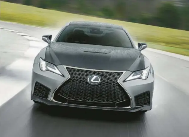  ?? LEXUS ?? The Lexus RC and RC F see minor changes for the 2024 model year.