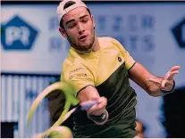  ??  ?? Più su
Matteo Berrettini, 23 anni, entrerà tra i primi 10 del mondo