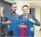  ?? FOTO: FCB ?? Abidal se pone ya a trabajar