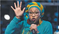  ?? WEDGE POLITICS: The outspoken Yassmin Abdel- Magied. ??