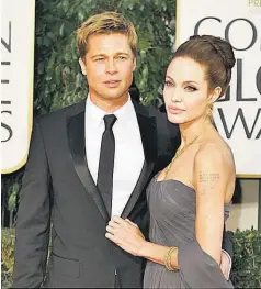  ??  ?? Brad Pitt y Angelina Jolie llegaron a un acuerdo temporal sobre la custodia de sus seis hijos.