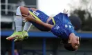  ?? Childs/Action Images/Reuters ?? Sam Kerr, who scored a hat-trick for Chelsea against Birmingham City last weekend, did not train with her Matildas teammates on Friday. Photograph: Matthew