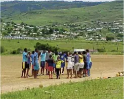  ?? ?? The football ground in Ulundi Township Unit D where Sphephelo Sithole used to play.