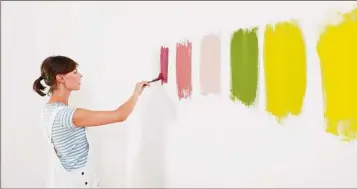  ?? Getty Images ?? If you want to make a change to your home on the cheap, picking a new paint color can be just the thing.