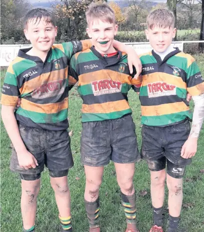  ?? Extremely proud of not just these three lads but also all of the other ?? ●●Littleboro­ugh trio Bradley Chrimes, Ben Crabtree and Thomas Kelly