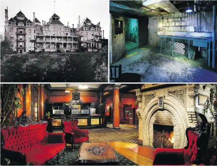  ??  ?? Crescent Hotel in Arkansas, which calls itself the Most Haunted Hotel in America, claims to have two haunted rooms and a morgue in the basement.