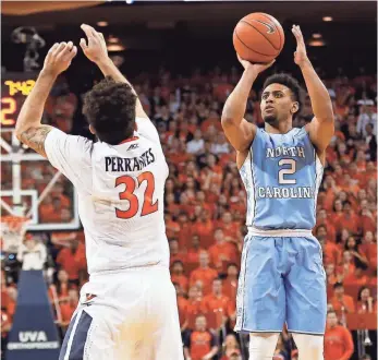  ?? GEOFF BURKE, USA TODAY SPORTS ?? Joel Berry II says shooting in a football stadium won’t be a problem for North Carolina.