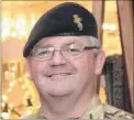  ??  ?? Major Phil Linehan from 133 Field Command REME