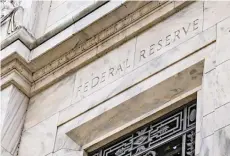  ?? — AFP photo ?? The Federal Reserve will likely maintain interest rate at current low levels this year and through 2023, as indicated by the Fed’s dot plot of fed funds rate projection.