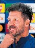  ?? ?? Simeone, en rueda de prensa.