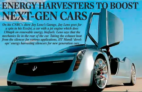  ?? — CNBC ?? The amazing Jay Leno’s EcoJet which he built in his garage and which was run on biofuels.