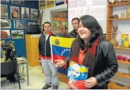  ??  ?? La diputada de Venezuela, Milagro Valero.