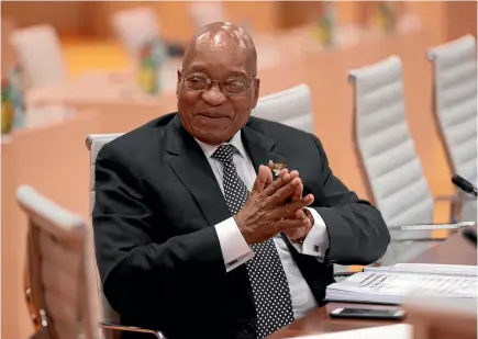  ?? GETTY IMAGES ?? The result of the African National Congress’s leadership vote this weekend could see South African President Jacob Zuma and his allies stand trial over the corruption and cronyism that has characteri­sed Zuma’s eight years in power.