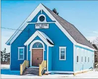  ?? LOWELL PALMER PHOTO ?? The King George Hall in Port Hill after the renovation­s. The local committee that co-ordinated the renovation­s recently received a Heritage Award for their interest in saving the old hall.