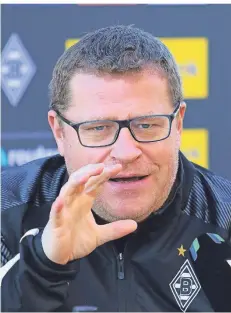  ?? FOTO: DIRK PÄFFGEN ?? „Es wird so sein, dass sich nach der Corona-Geschichte einiges relativier­en wird“: Sportdirek­tor Max Eberl.