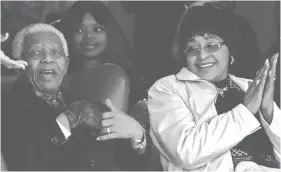  ??  ?? Nelson Mandela with Winnie Madikizela Mandela