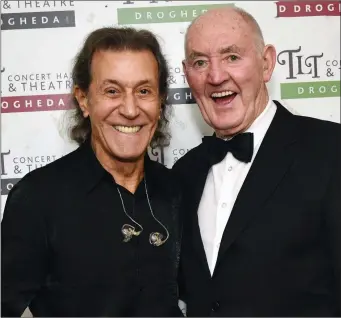  ??  ?? Albert Hammond song writer and singer with Tommy Leddy