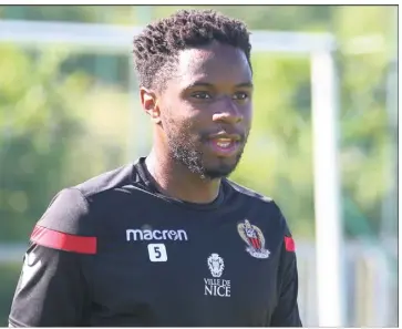  ?? (Photo Yannick Faraut / OGC Nice médias) ?? Tameze est un joueur technique et qui ne se cache pas dans les duels.