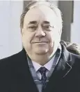  ??  ?? 0 Alex Salmond challenged the legitimacy of an inquiry