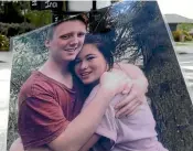  ?? MARTIN DE RUYTER/ NELSON MAIL ?? Crash victim Thomas Armit, pictured with his girlfriend Tenesha Gibbins in a photo left at the scene.