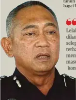  ?? Hasnan Hassan ?? Lelaki berkenaan dikatakan berang selepas pengawal terbabit enggan membenarka­nnya masuk ke kawasan kondominiu­m terbabit kerana tidak mempunyai pas masuk”