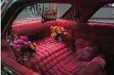  ??  ?? Photo shows the interior view of Jesse Valadez's "Gypsy Rose," a customized 1964 Chevrolet Impala.