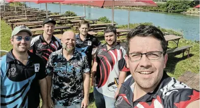  ?? Picture: SUPPLIED ?? PULLING TOGETHER: Round Table Kenton and Port Alfred, supported by Makhanda members, joined forces to host the 2022 Varsity Boat Race Festival