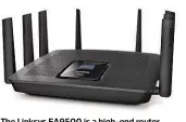  ??  ?? The Linksys EA9500 is a high-end router, both in price and performanc­e