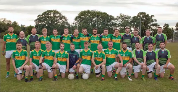  ??  ?? The Laragh team that defeated Ashford in their opening IFC clash in Pearse’s Park, Arklow.