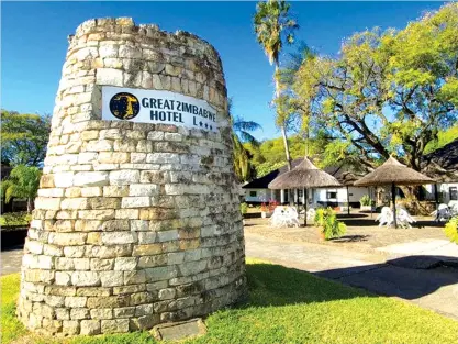  ??  ?? Great Zimbabwe Hotel in Masvingo