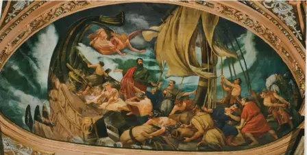 ??  ?? St Paul’s church, in Rabat, Malta; altarpiece: ‘Shipwreck of St Paul’ by Stefano Erardi [Photo: Church Archives]