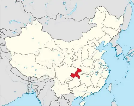  ??  ?? CHONGQING, PUNTO CLAVE.
En el mapa, la ubicación en China de esta ciudad, que fue su capital durante la segunda guerra sinojapone­sa (19371945). Allí debían encontrars­e los hombres de Doolittle tras los bombardeos.