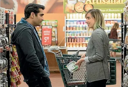  ??  ?? Kumail Nanjiani and Zoe Kazan star in The Big Sick.