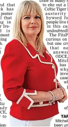  ??  ?? TargeT: Mary Mitchell-O’Connor has been unfairly blamed
