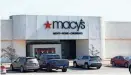  ?? DEB CRAM/SEACOASTON­LINE ?? Macy's has sold its two stores in the Mall at Fox Run in Newington to Torrington Properties, the mall owner.