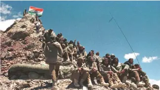  ??  ?? India observed the 20th anniversar­y of the Kargil conflict with Pakistan in July 2019