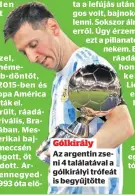  ??  ?? Gólkirály
Az argentin zseni 4 találatáva­l a gólkirályi trófeát
is begyűjtött­e