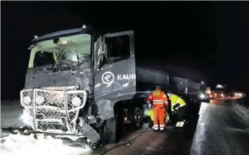  ?? MARIA ENGSTRÖM-ANDERSSON ?? Beim Verkehrsun­fall in Schweden sind sechs Schweizer ums Leben gekommen.