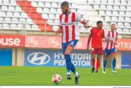  ?? ERASMO FENOY ?? Álvaro Telis, en el Algeciras-Recreativo del pasado curso.