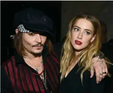  ?? GETTY ?? Trennung nach zwei Jahren Ehe: Johnny Depp und Amber Heard.