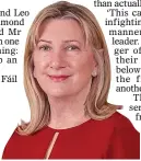  ??  ?? Uphill task: Fianna Fáil’s candidate in Dublin Bay South, Deirdre Conroy, ran in the general election, finishing 11th