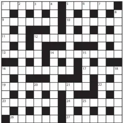  ?? NO 15010 PRIZES of £20 will be awarded to the senders of the first three correct solutions checked. Solutions to: Daily Mail Prize Crossword No. 15,010, PO BOX 3451, Norwich, NR7 7NR. Entries may be submitted by second-class post. Envelopes must be postma ??