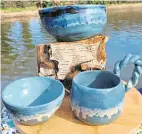  ?? ?? Demand for Sally’s pottery spans from Cornwall to the Highlands of Scotland and even as far as New Zealand.