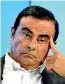  ??  ?? Carlos Ghosn